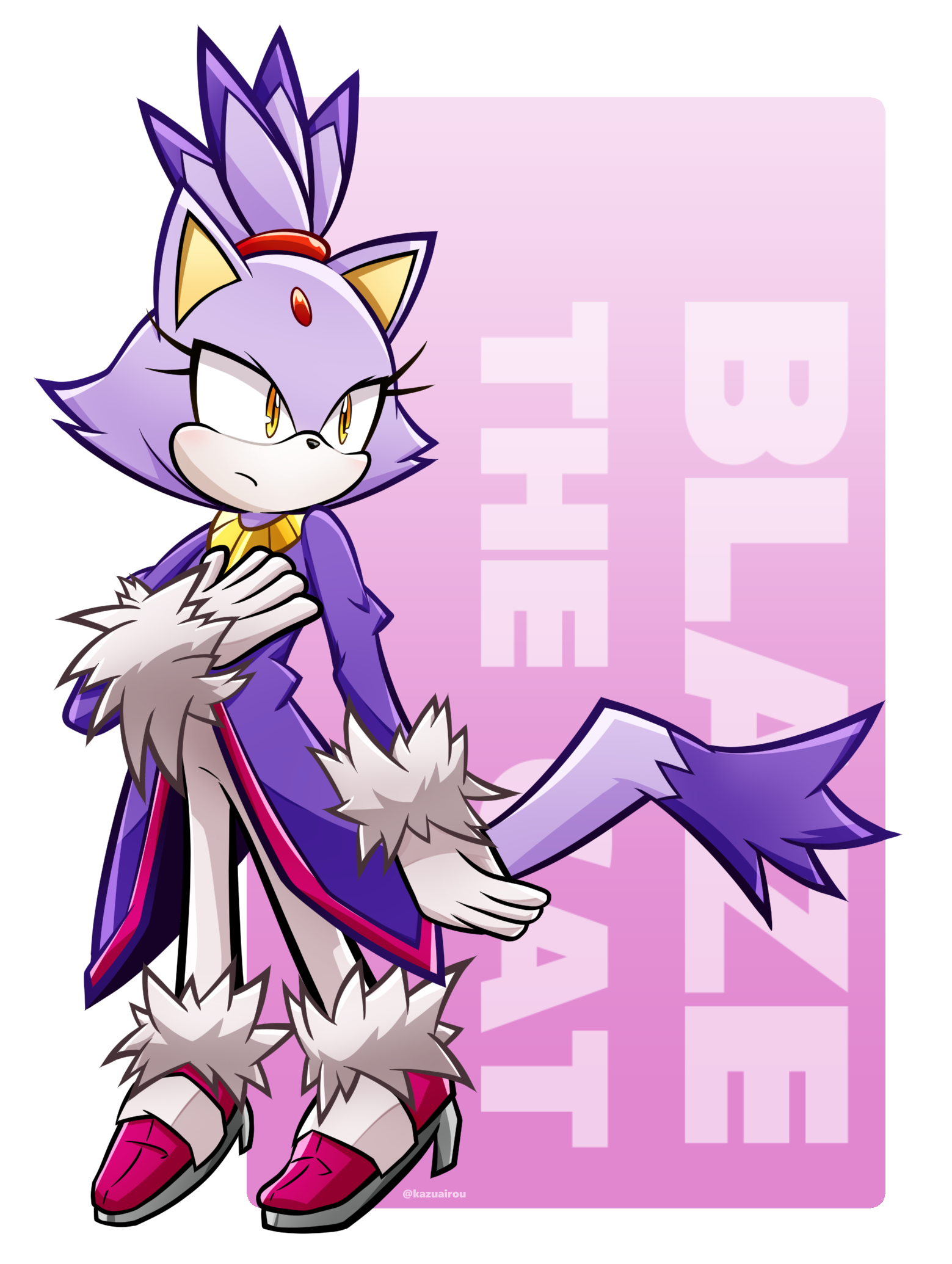 Blaze The Cat by AIROULOVEYOU -- Fur Affinity [dot] net