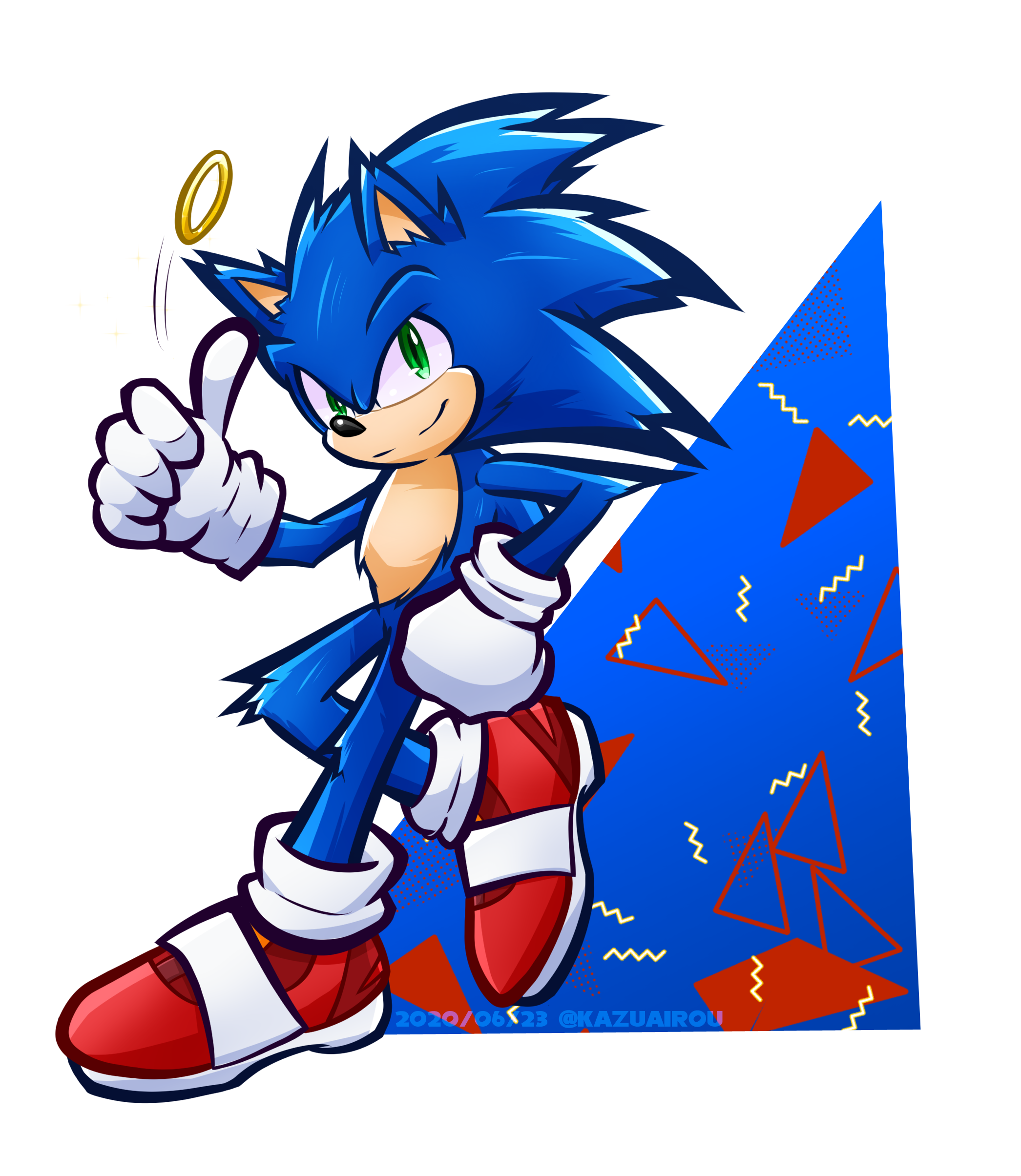 Sonic The Hedgehog Movie 2020 PNG Transparent