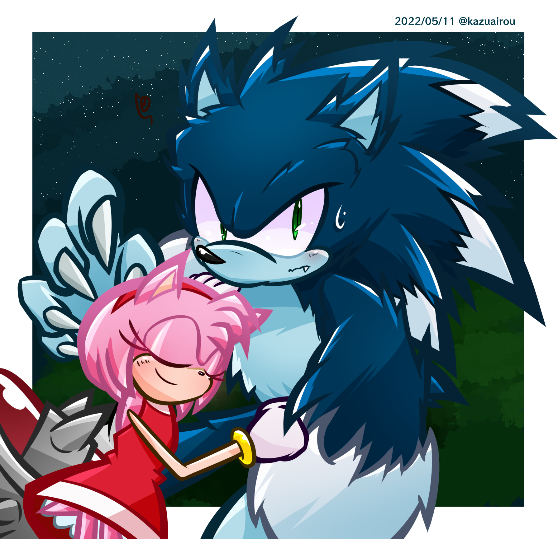 sonamy art by Neguthewhitefox : r/SonicTheHedgehog