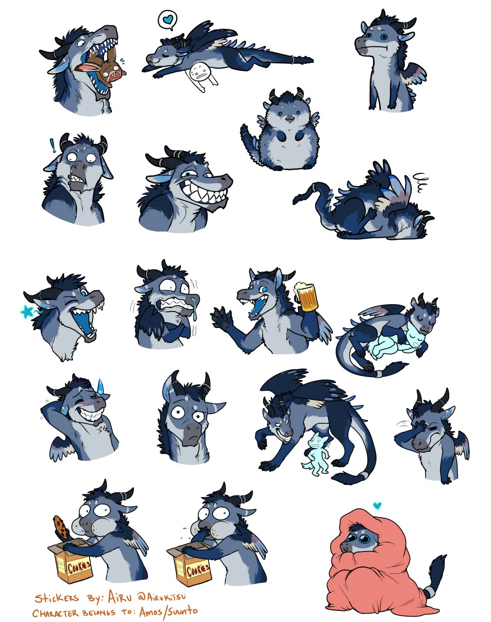 3$ Emote Stickers by tenthfurry -- Fur Affinity [dot] net