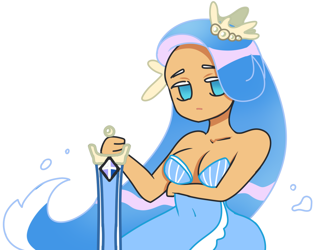 Free download Sea Fairy Cookie Cookie Run Zerochan Anime Image Board  [1280x720] for your Desktop, Mobile & Tablet | Explore 29+ Sea Fairy Cookie  Wallpapers | Cookie Monster Backgrounds, Cookie Monster Background, Sea  Wallpaper