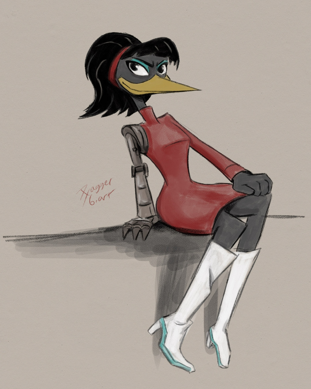 Black heron ducktales