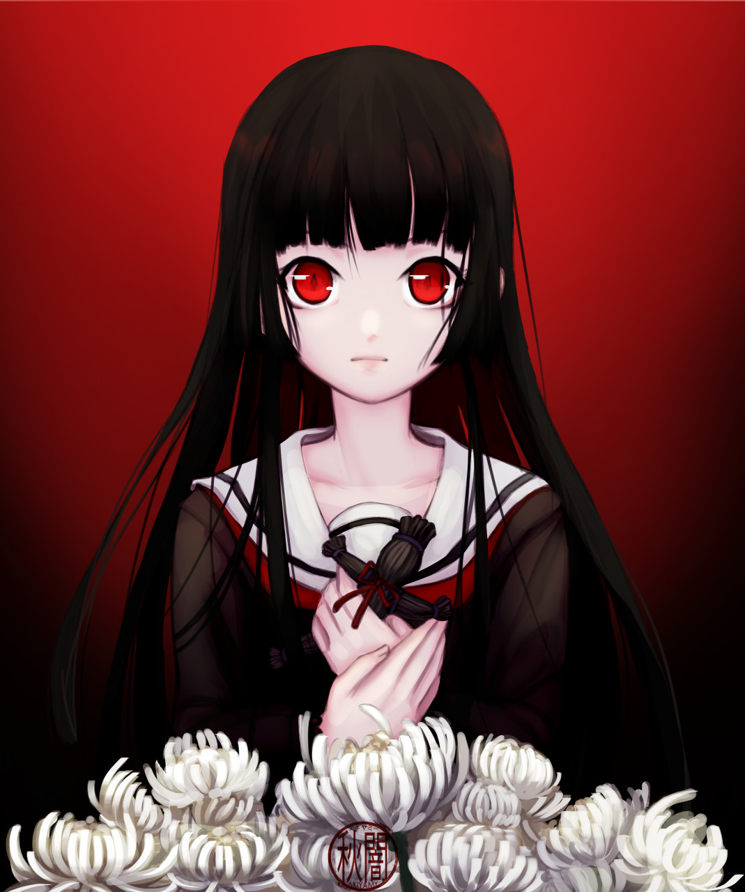 Ai Enma|Jigoku Shoujo by Akiyamy -- Fur Affinity [dot] net