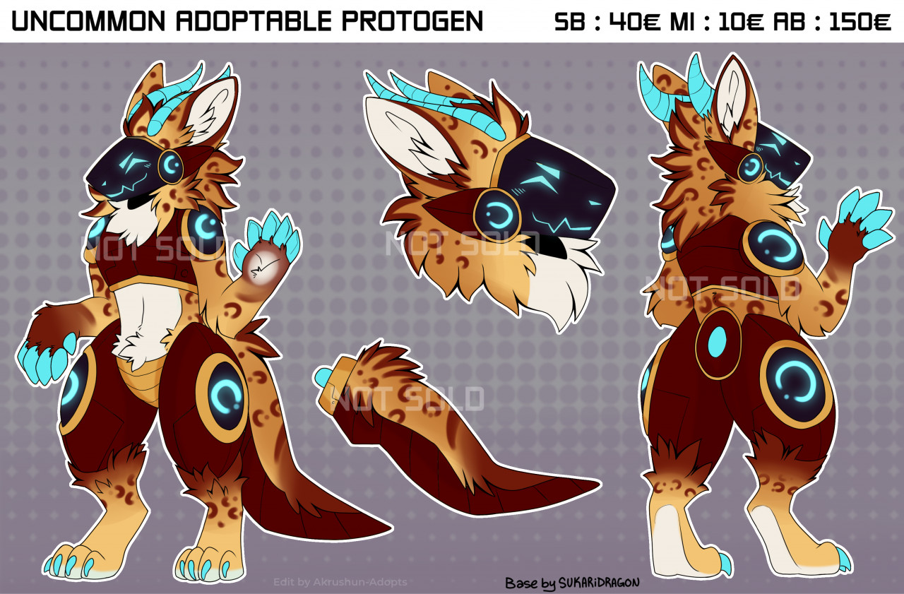 EXCLUSIVE Protogen Adopt: Daily UNIQUE Adoptable Fursona 