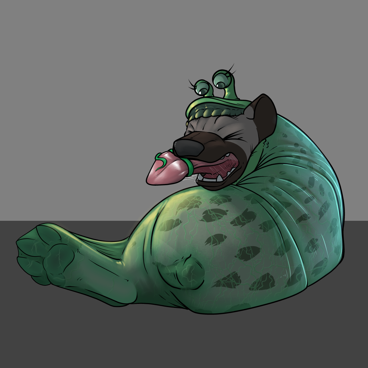 Luco and the slug gal by AkuDrache -- Fur Affinity [dot] net