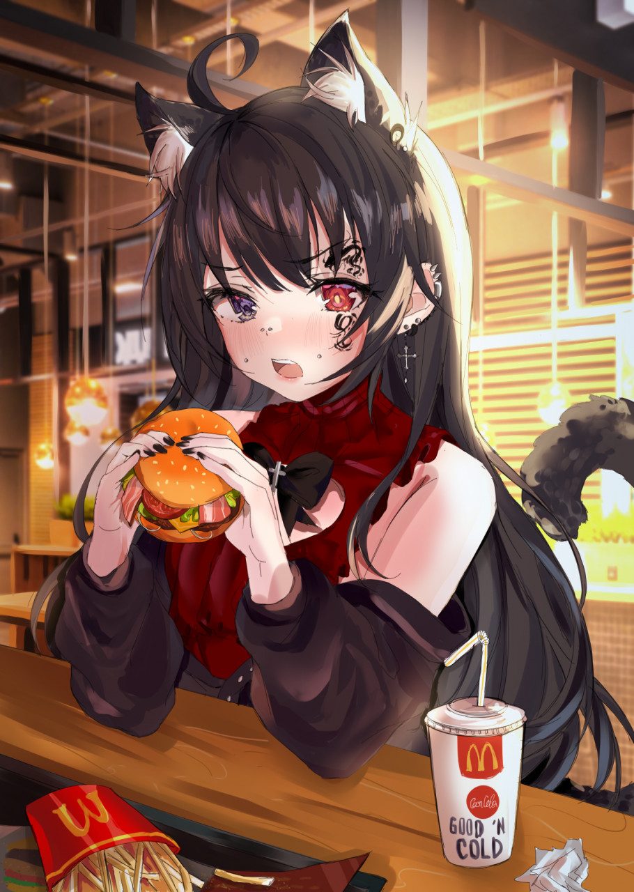 Moc sushi burger anime