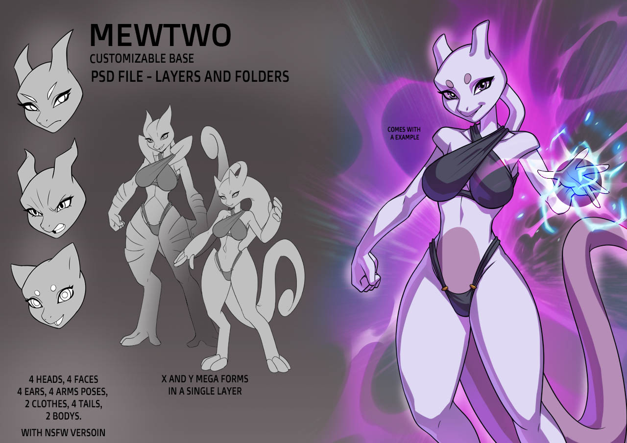 Pokemon  Mewtwo – Claire B's Caboodles