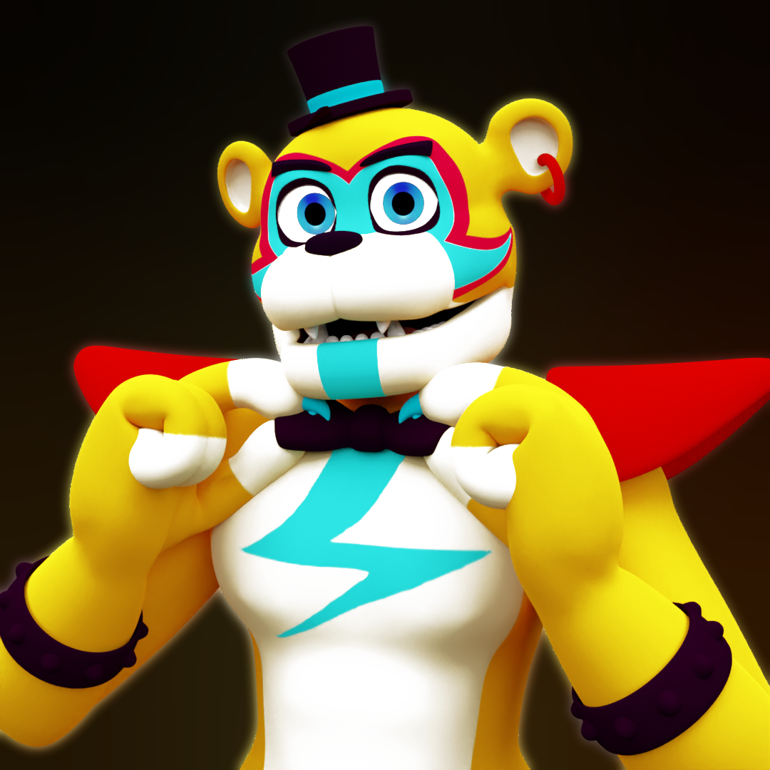 Glamrock Freddy Fazbear by albalbalb -- Fur Affinity [dot] net