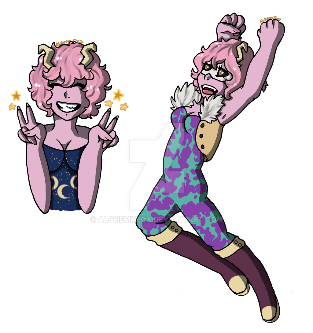 Mina Ashido - Pinky by AlchemyFox -- Fur Affinity [dot] net