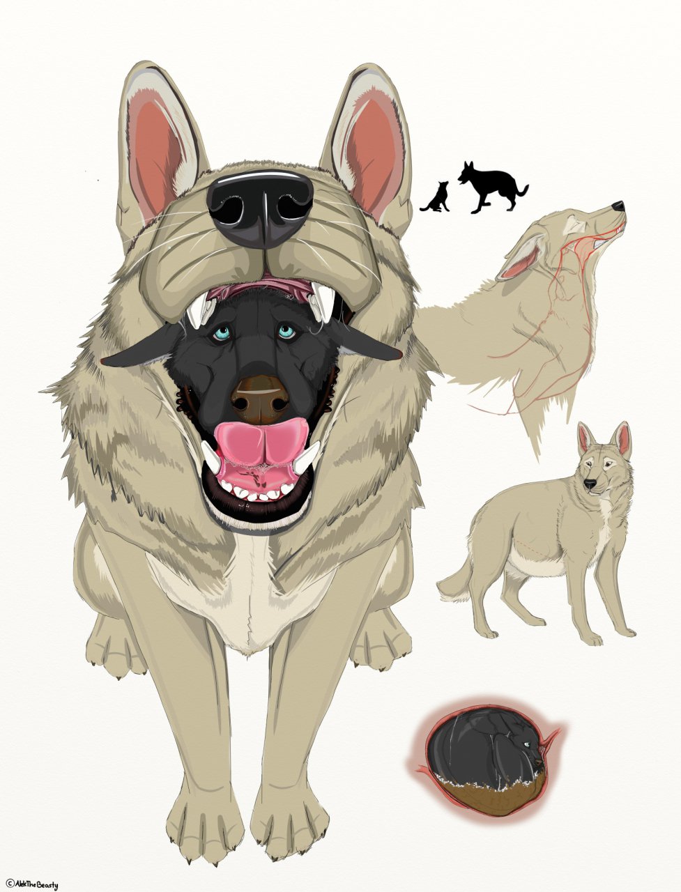 Feral dog vore