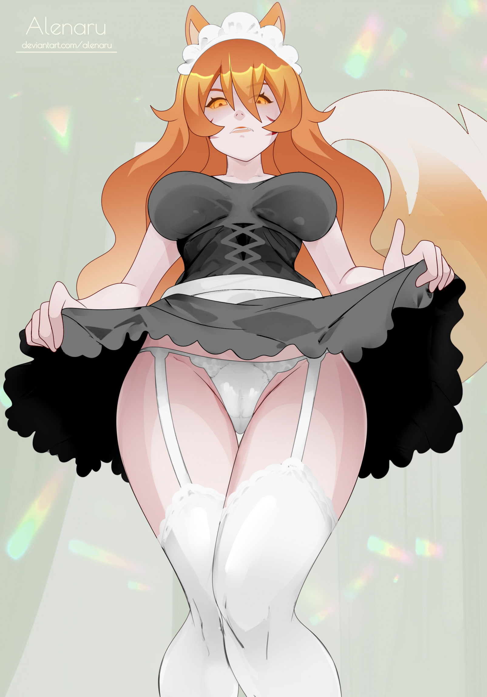 YCH for Phirou (Show Me Your Panties, Maid!) ver 2 by Alenaru -- Fur  Affinity [dot] net