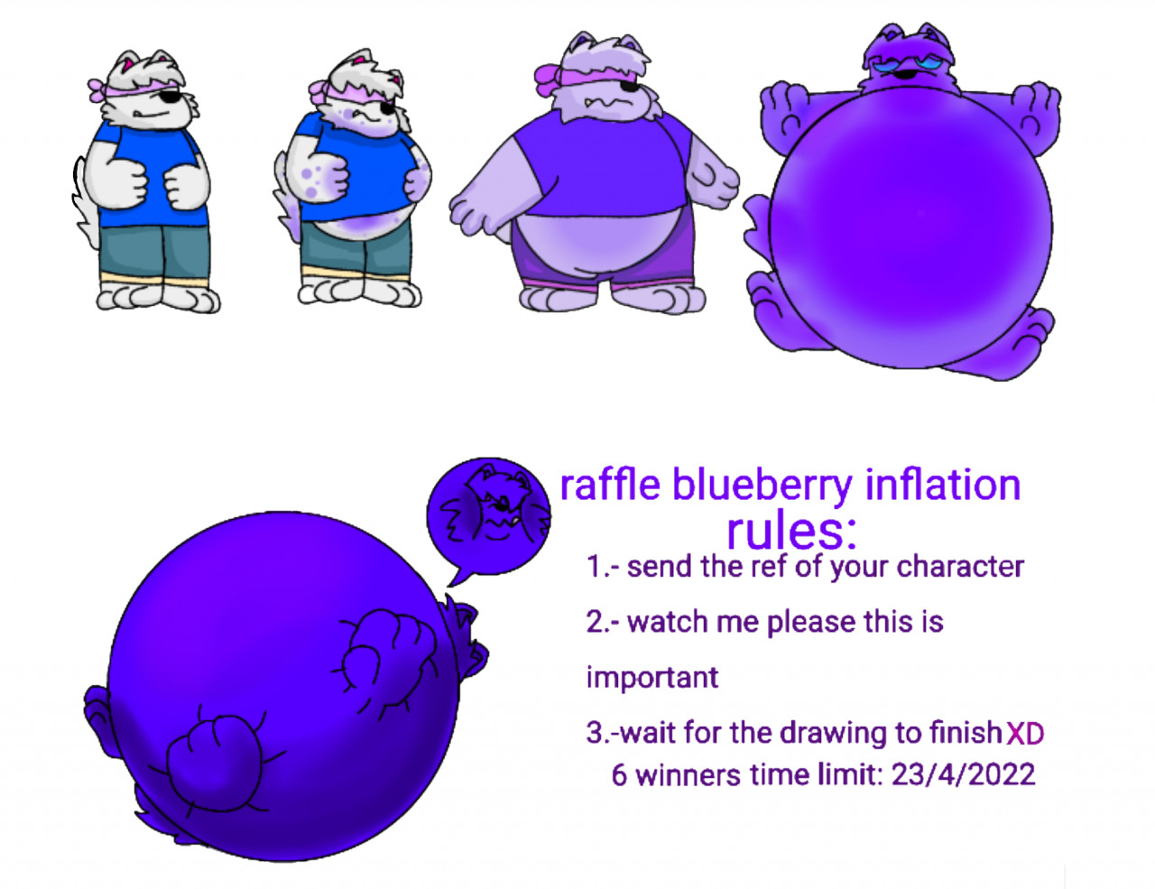 Blueberry inflation