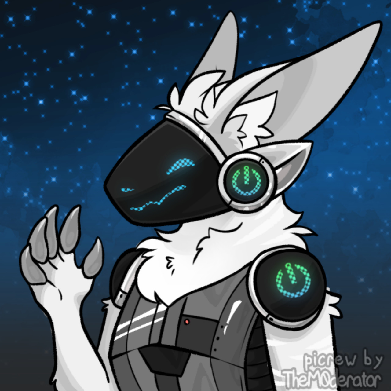 AI Art: Protogen by @That ghost