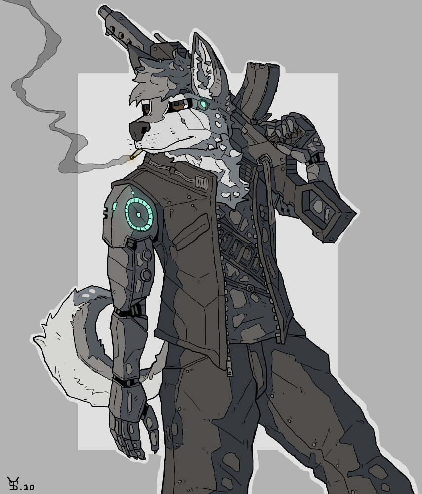 Synthetic husky