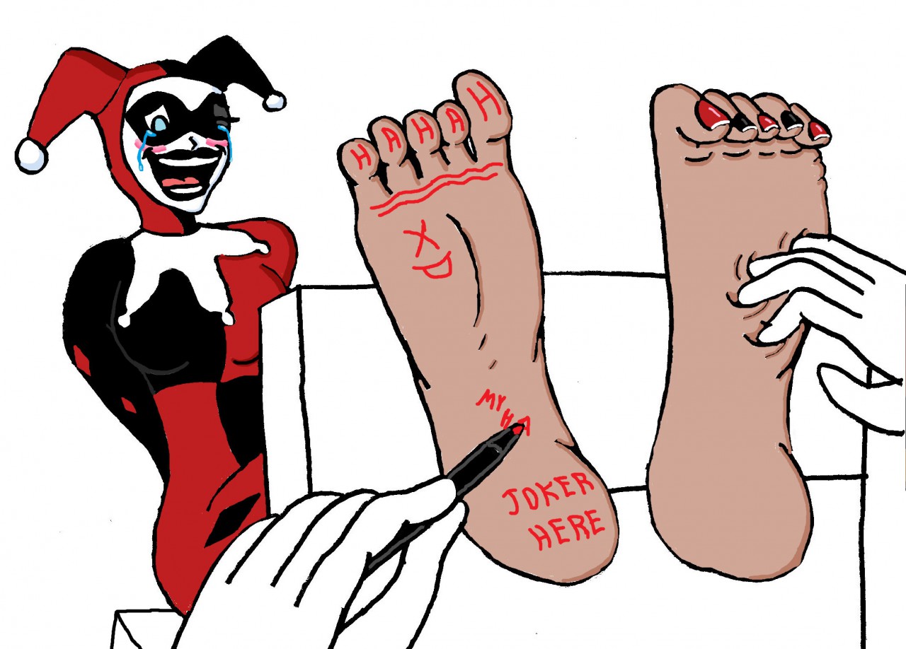 Harley Quinn Tickle torture. 