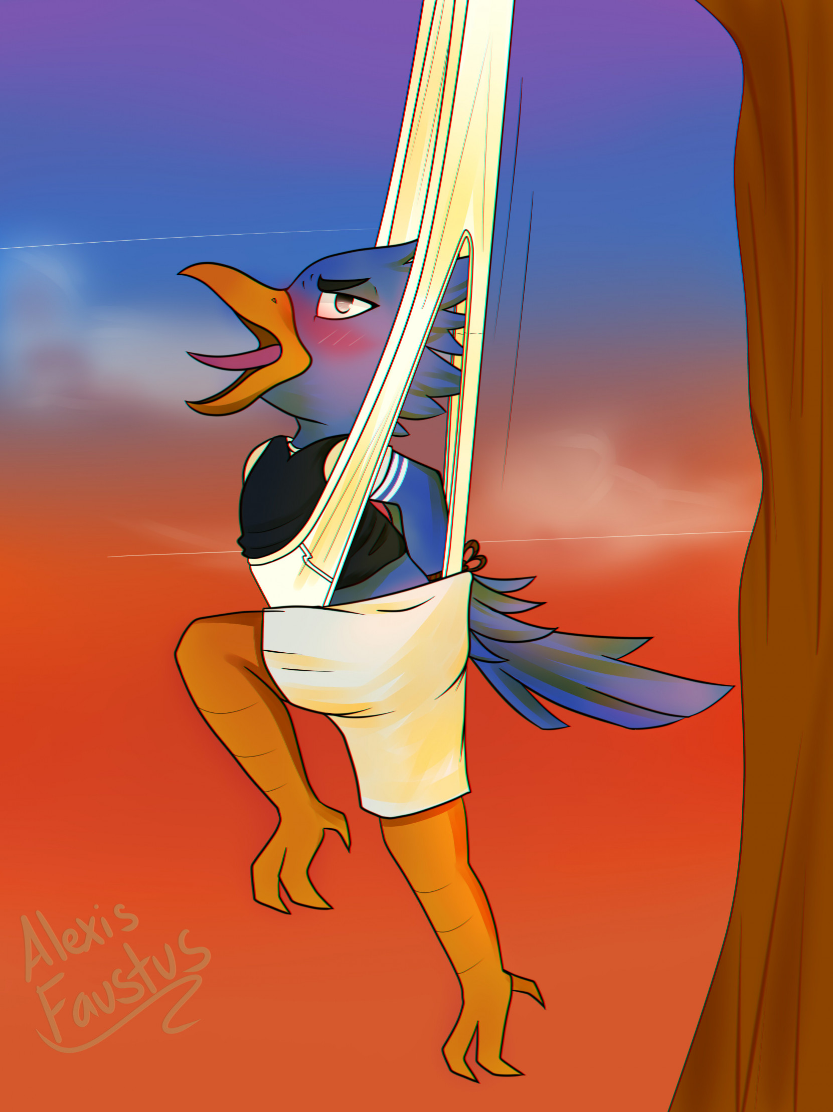 Hanging Tree Wedgie by Alexis-Faustus -- Fur Affinity [dot] net