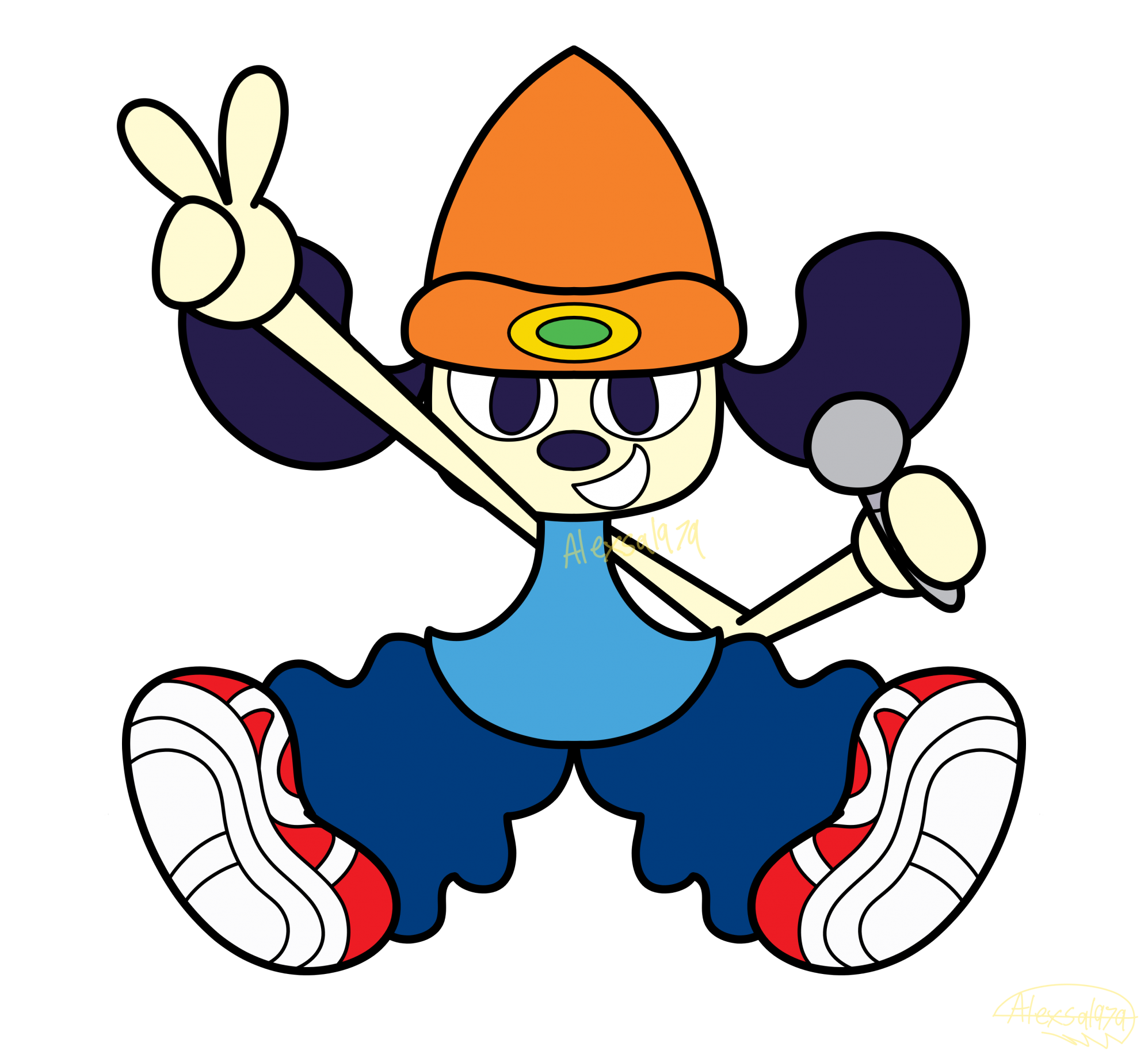 Parappa the Rapper Stickers by Esmahasakazoo -- Fur Affinity [dot] net