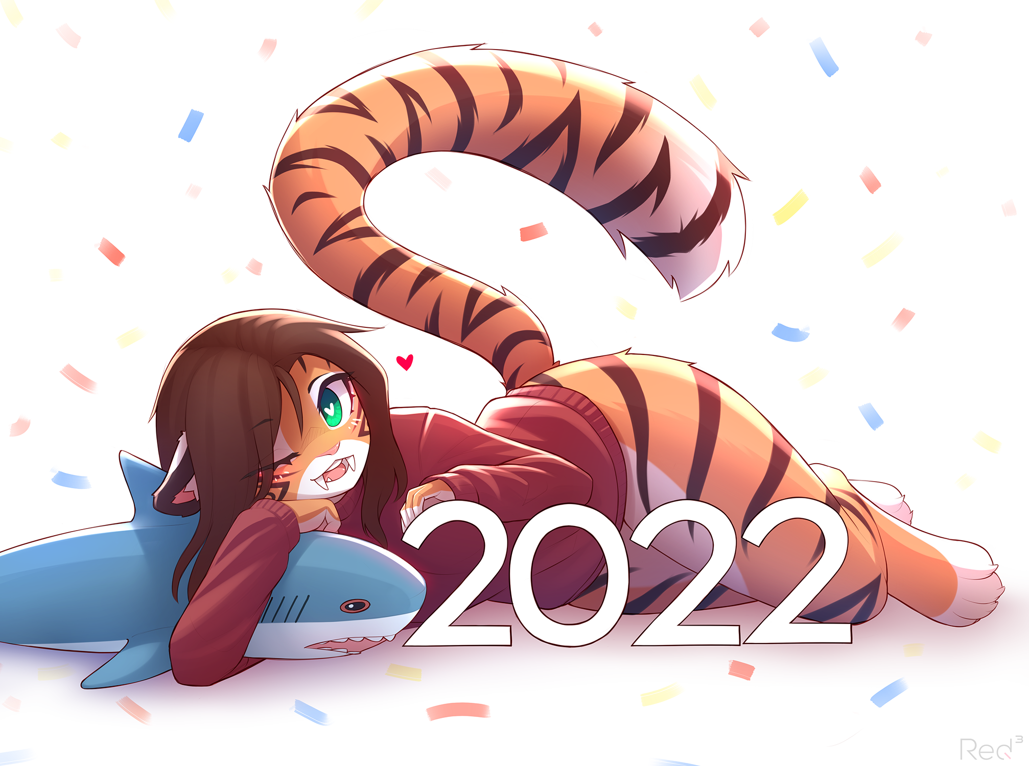 Happy New Year from Jenny the Robot! by FaunaFox1 -- Fur Affinity