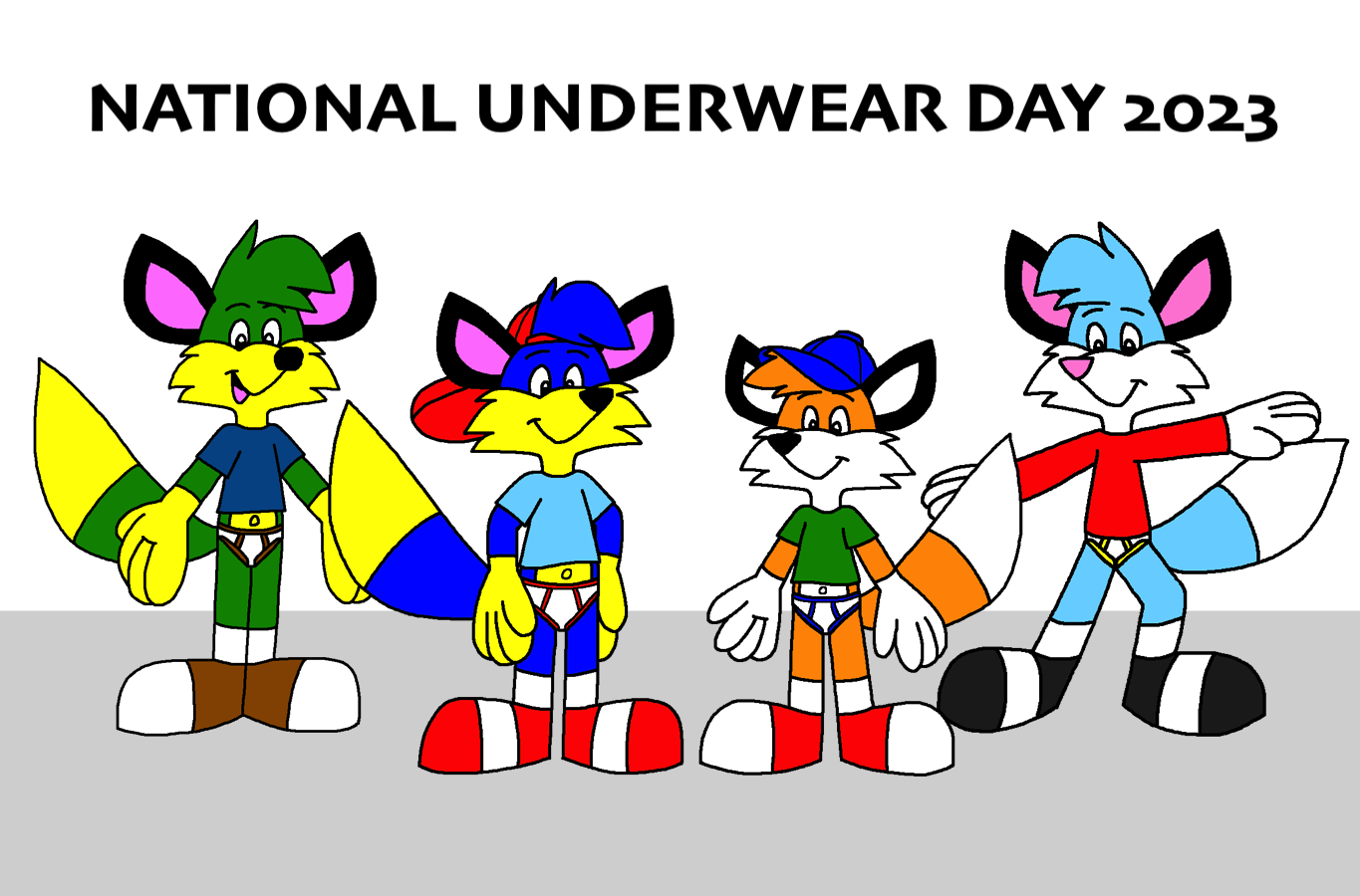 National Underwear Day 2023 by AlexTheFox2002 -- Fur Affinity [dot