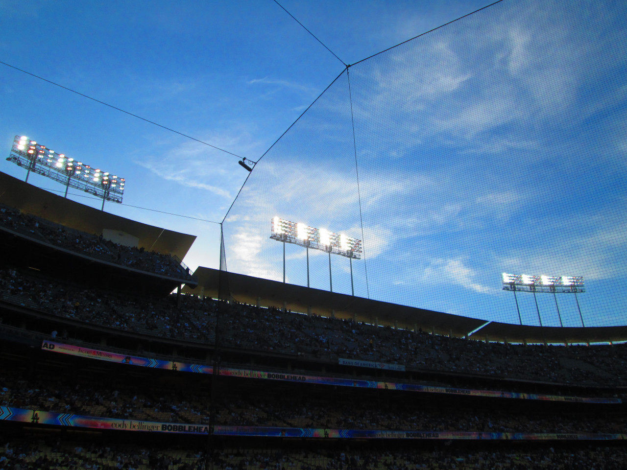 Dodger Stadium at Sunset Canvas Print