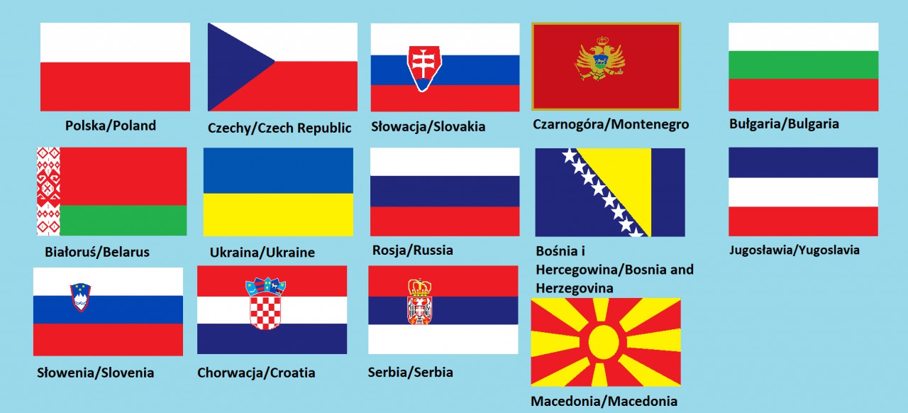 yugoslavia countries flags