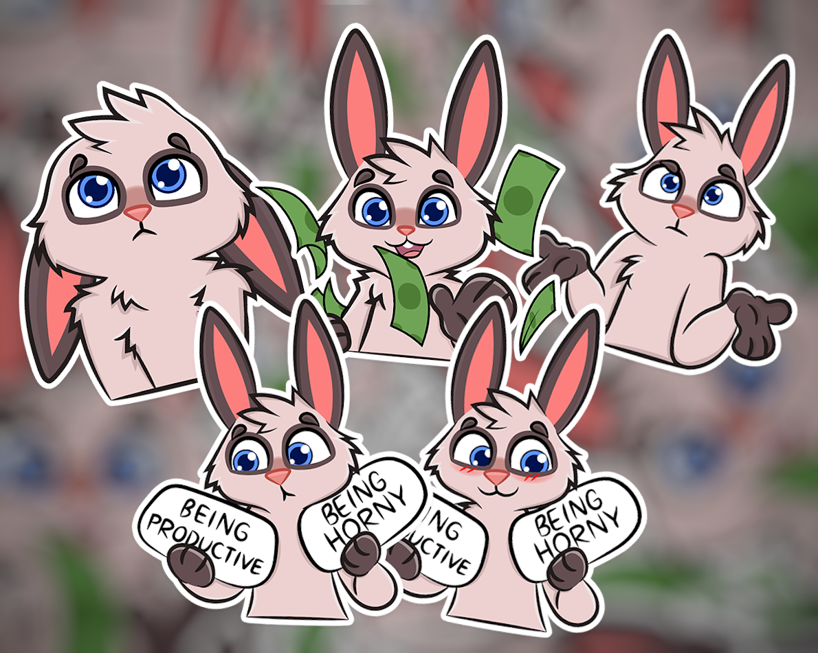 5 New Telegram Stickers For Knufte ! by AlexUmka -- Fur Affinity [dot] net