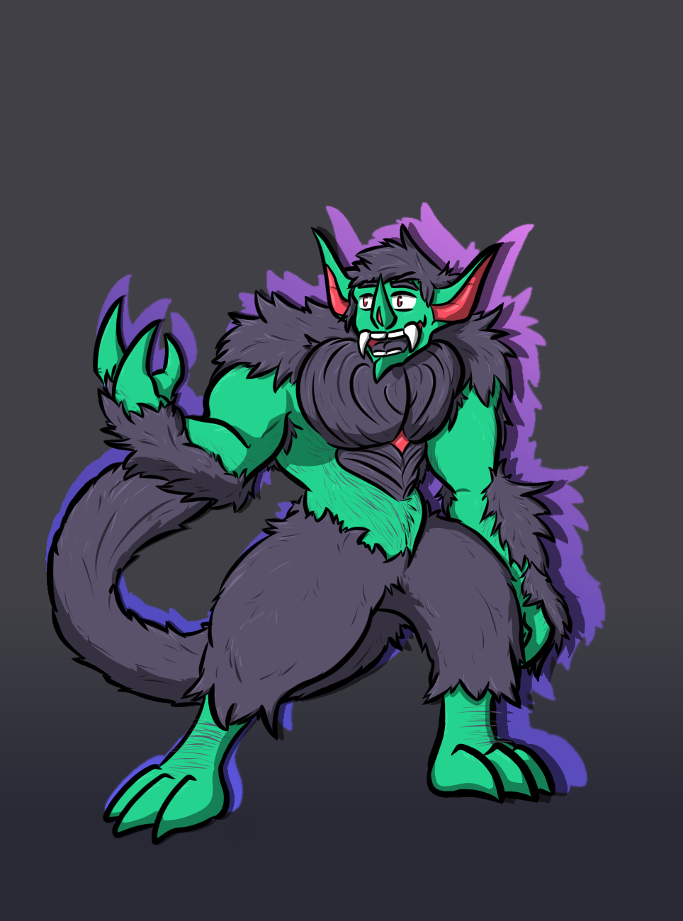 Grimmsnarl/Fused Nihilego by EddyIsntHere -- Fur Affinity [dot] net