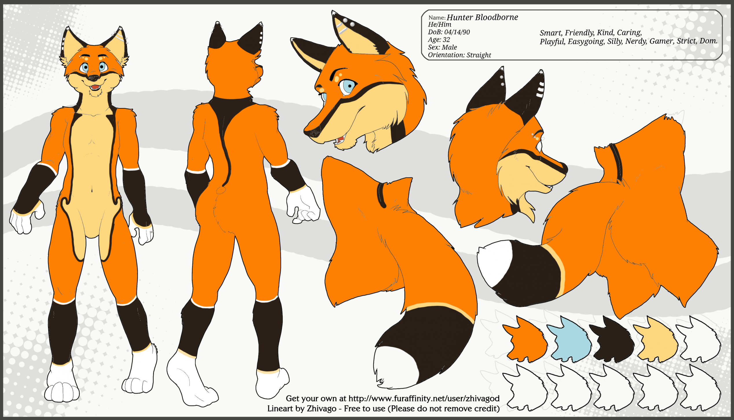 Reference Sheet for Hunter