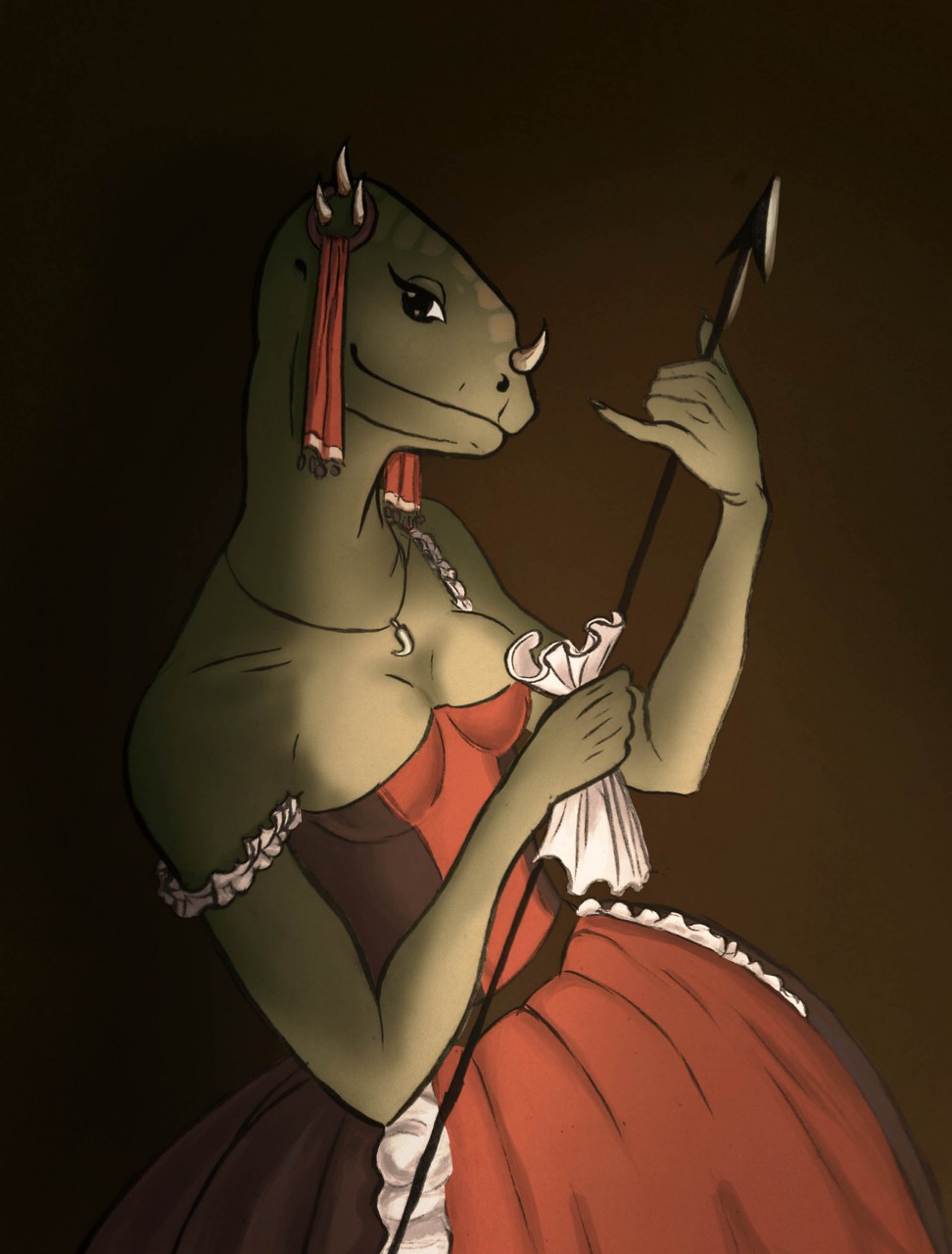 The Lusty Argonian Maid by Allaros -- Fur Affinity [dot] net