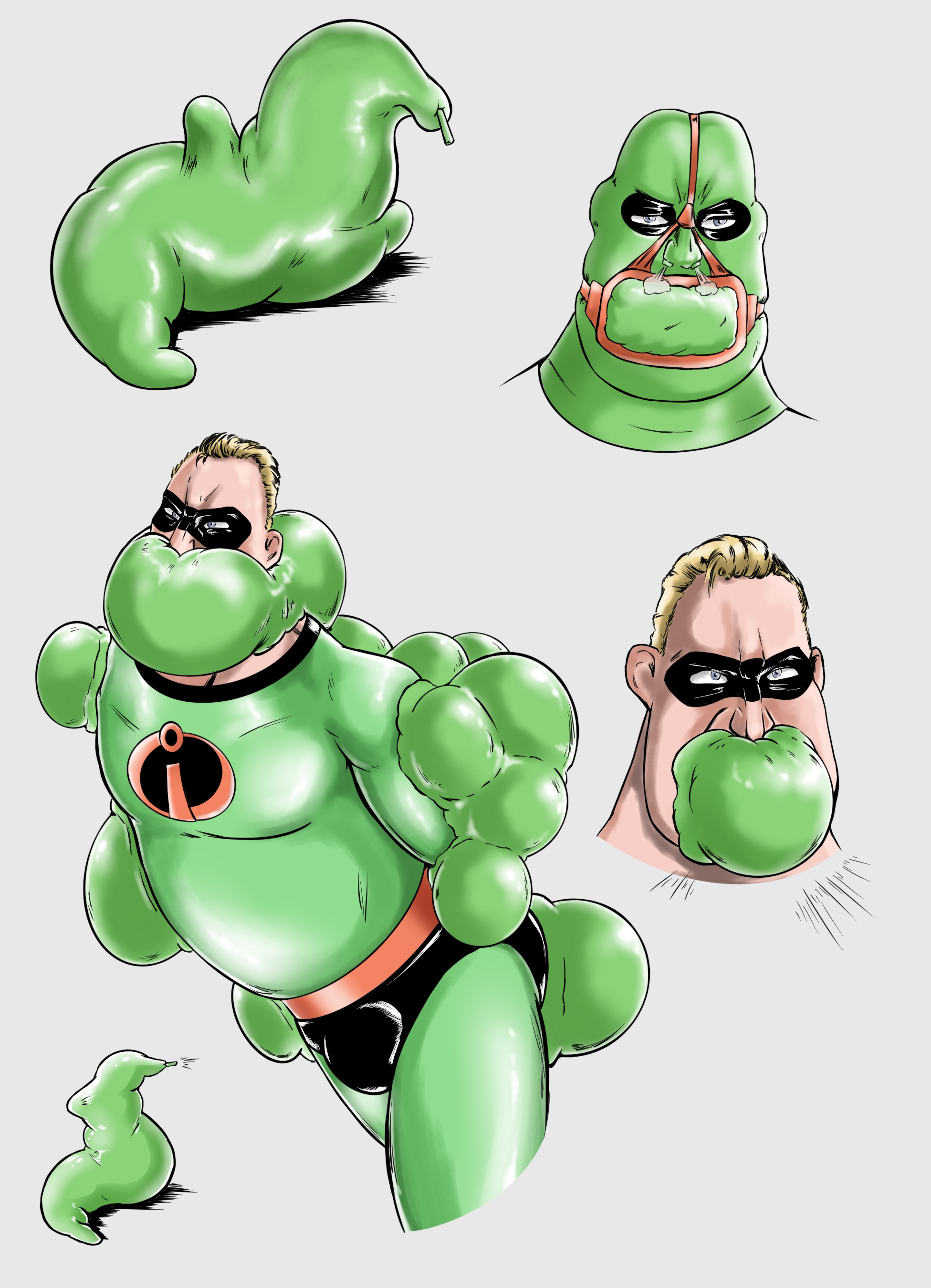 I (tried) making the mr incredible becoming uncanny, sorry if it's