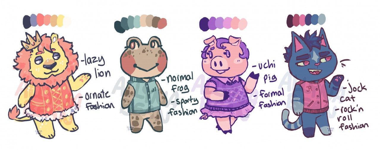 Animal Crossing Adopts $15!! [2/4 OPEN] by allynabean -- Fur Affinity [dot]  net