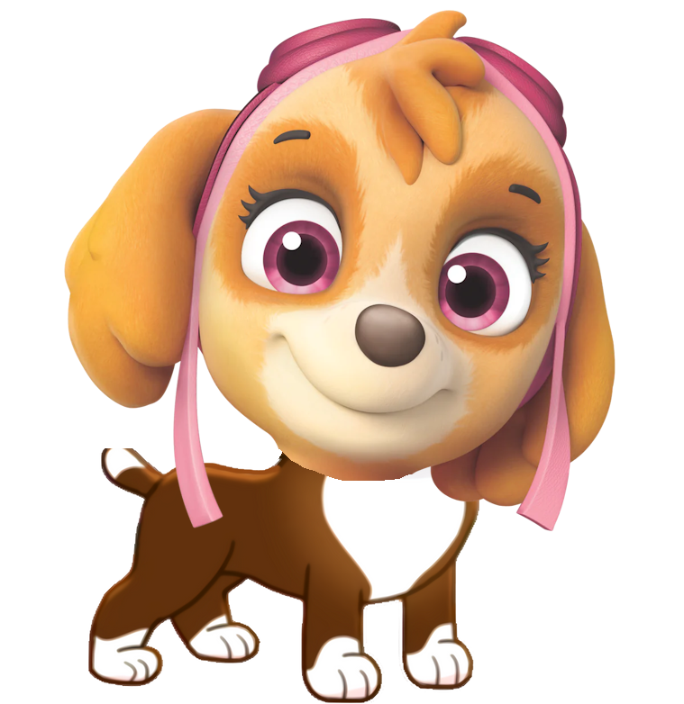 Skye PAW Patrol PNG Cartoon Image​