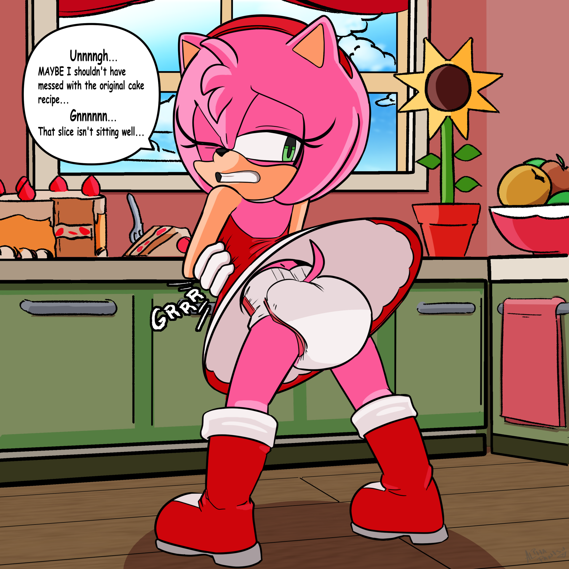 Amy rose not sweet so situation Pt.1 Commission