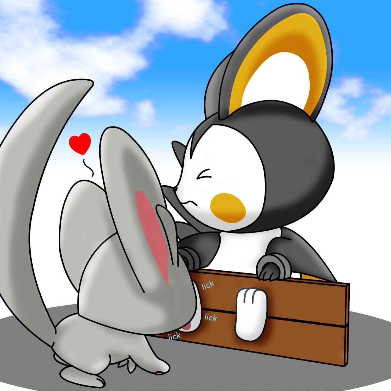 Emolga and minccino