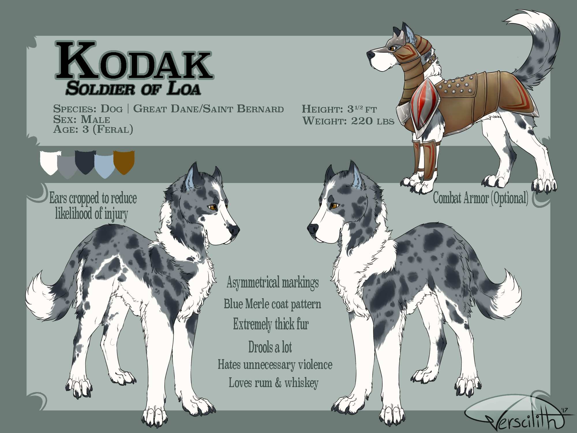 Kodak the Saint Dane - Reference by Alstott -- Fur Affinity [dot] net