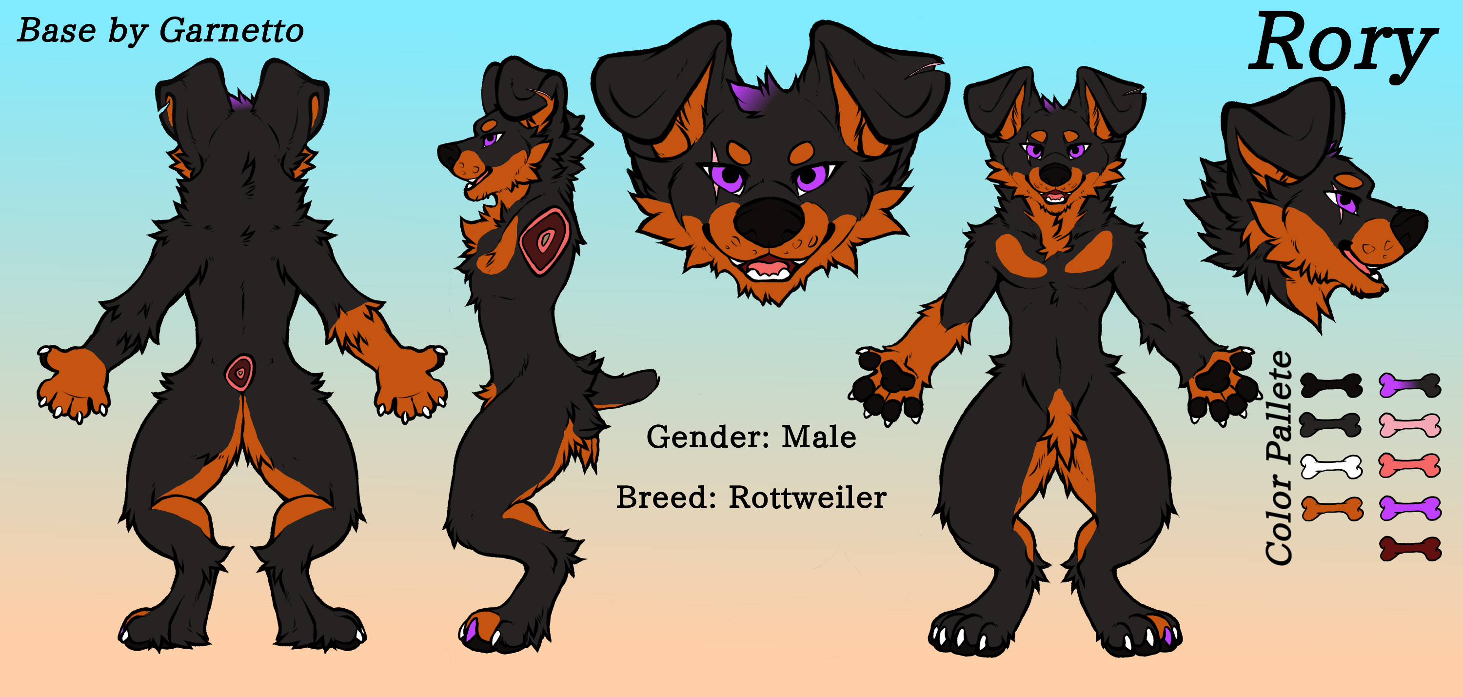 Rottweiler Head Foam Base by JessieTwolf -- Fur Affinity [dot] net