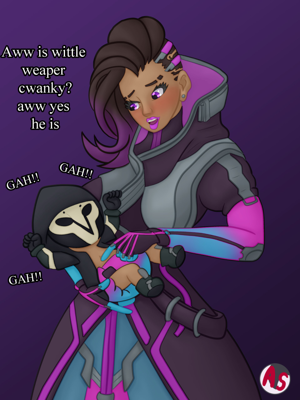 COM Sombra and Reaper 2 by AlyssaSundale -- Fur Affinity [dot] net