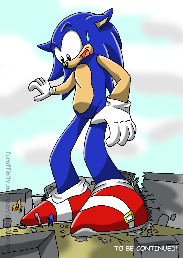 Giant Sonic and Shadow -G- by Amandaxter on DeviantArt