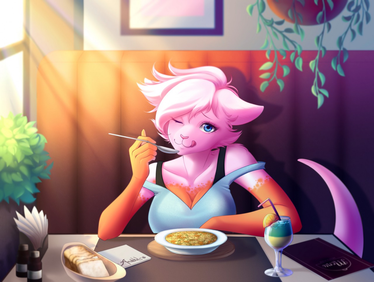 Dinner date (day) by Amarihel -- Fur Affinity [dot] net