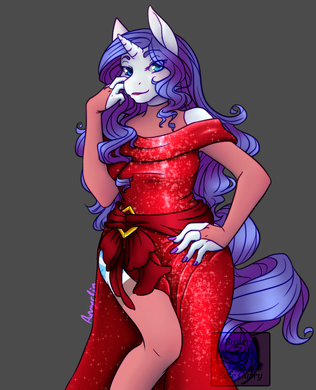 Red Dress Rarity Strip Tease 1 by Amyrlin -- Fur Affinity [dot] net