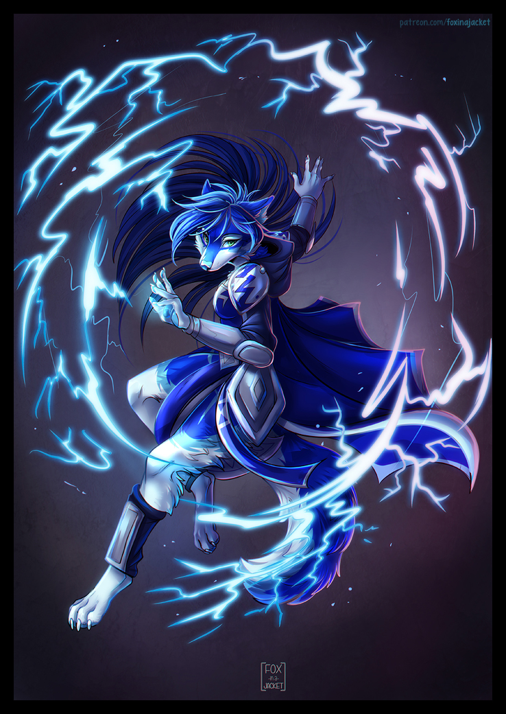 The Lightning Mage⚡ by Anabel -- Fur Affinity [dot] net