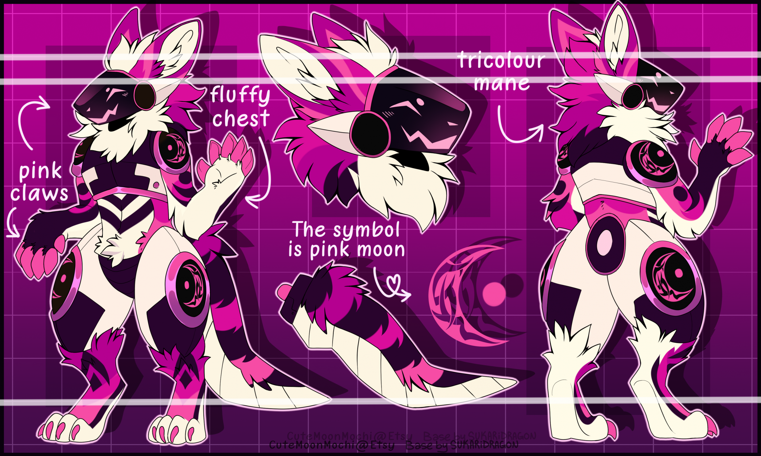 HQ DETAILED HALLOWEEN PROTOGEN ADOPT + 4 TELEGRAM STICKERS by AnalShop --  Fur Affinity [dot] net