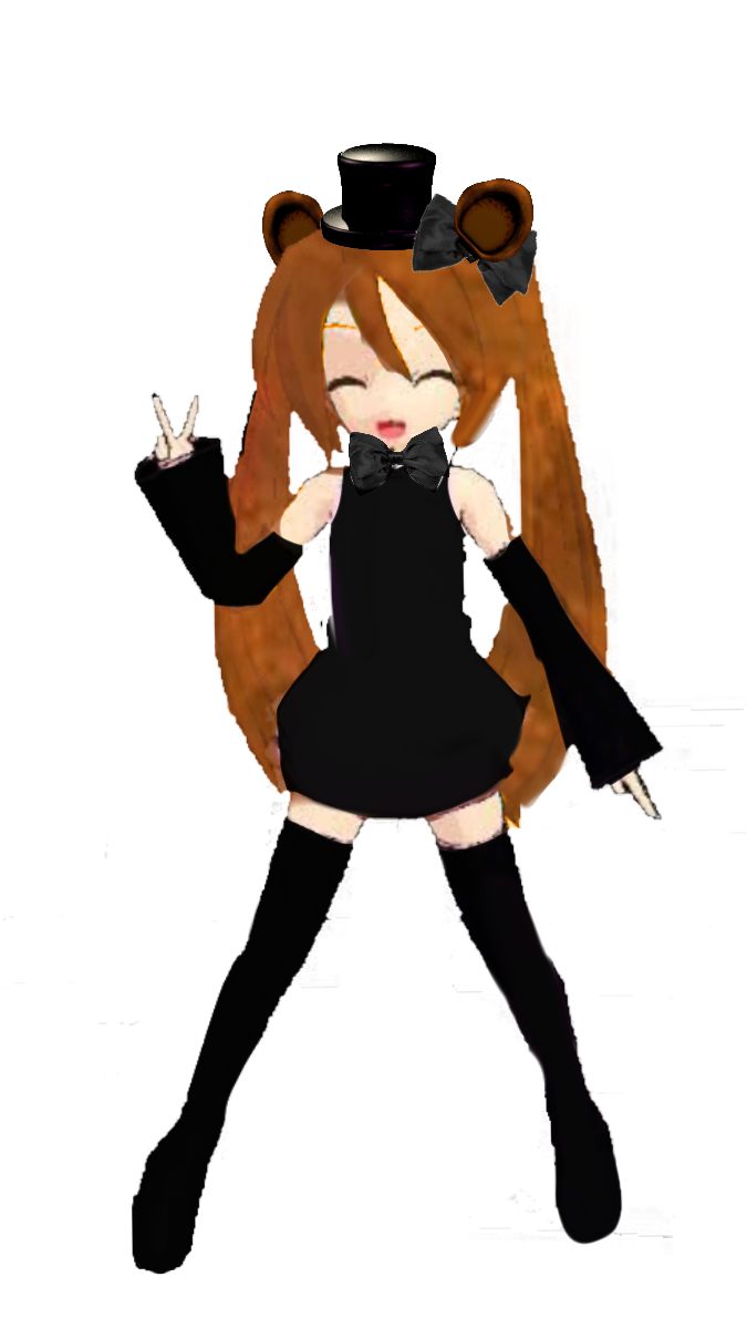 Petite Miku As Freddy Fazbear by Anathealphawolf -- Fur Affinity [dot] net