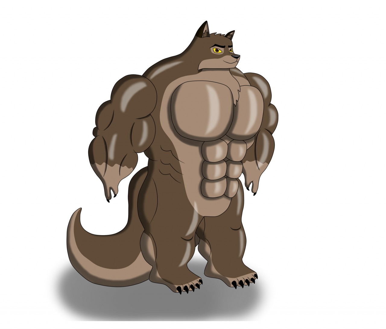 Buff Mr. Wolf by Andrew_Wolf -- Fur Affinity [dot] net