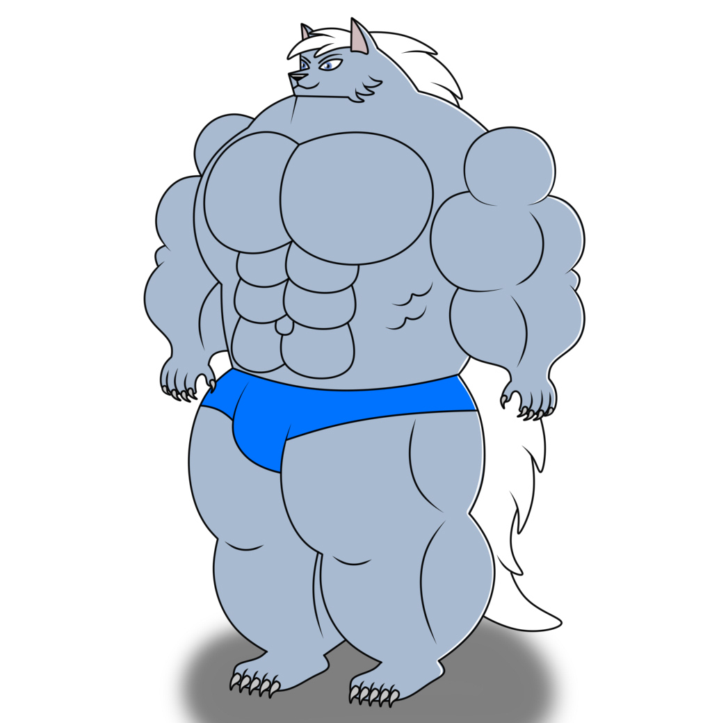 Buff Mr. Wolf by Andrew_Wolf -- Fur Affinity [dot] net