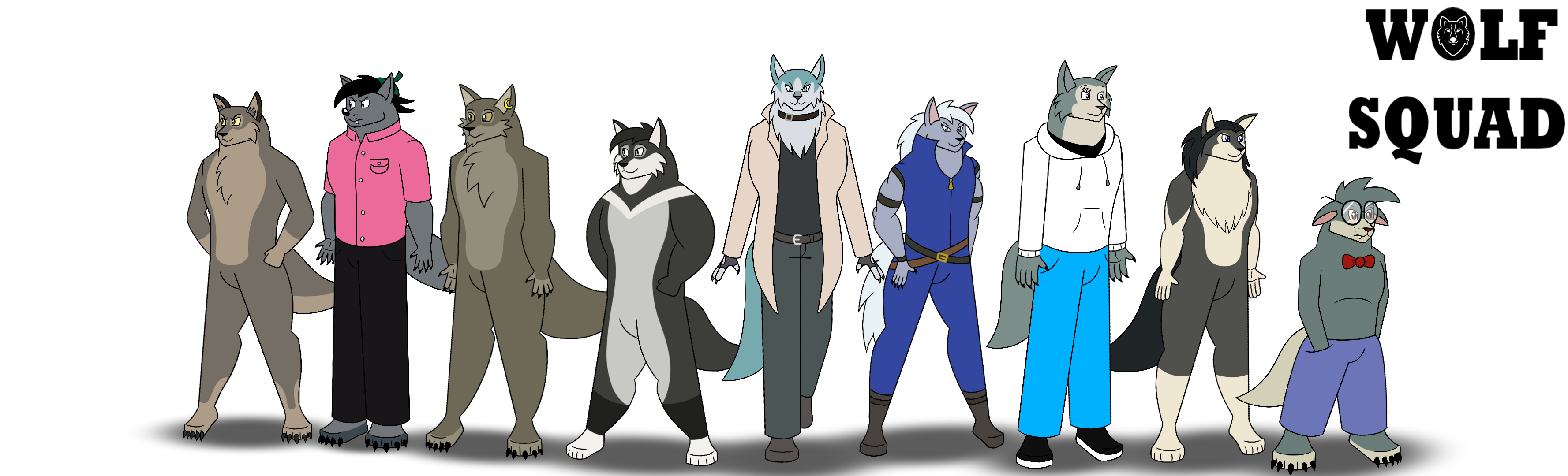 Wolf Squad by Andrew_Wolf -- Fur Affinity [dot] net