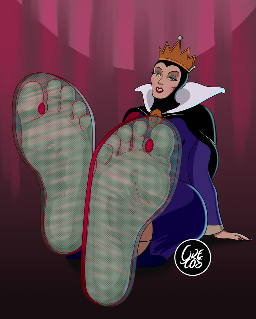 Queen grimhilde and her big sexy feet and her big flip flops by  Angel20031553 -- Fur Affinity [dot] net