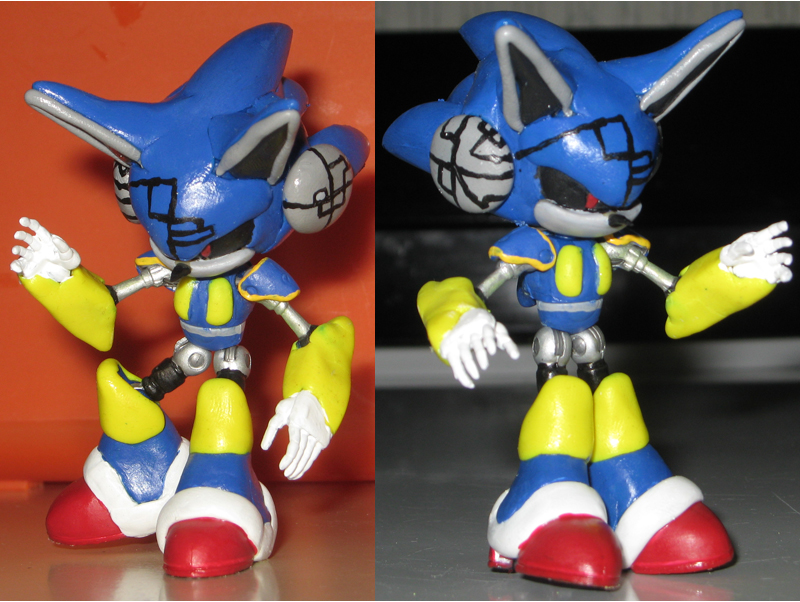 Mecha Sonic (Sonic) Custom Action Figure