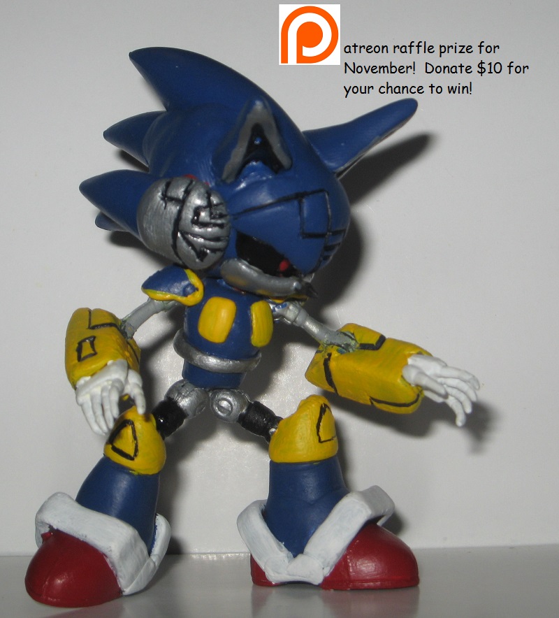 Mecha Sonic (Sonic) Custom Action Figure