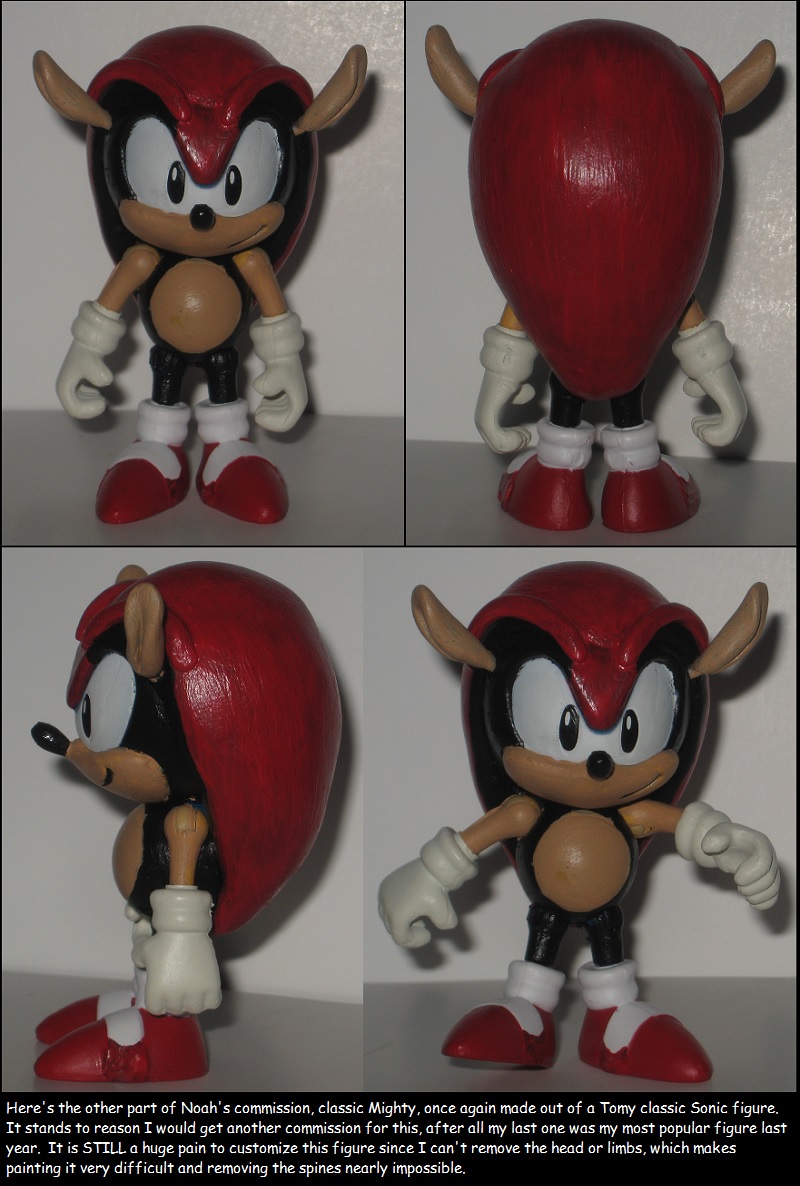 Mighty the Armadillo (Sonic) Custom Action Figure